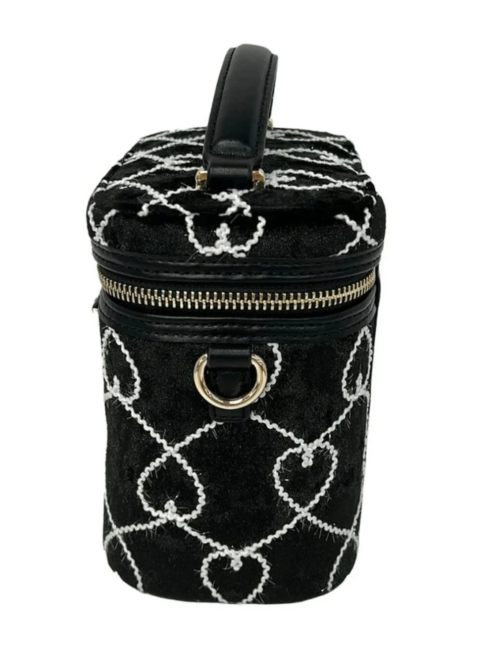 Samantha Vega Kuromi Collection Black White Polyester Vanity Bag